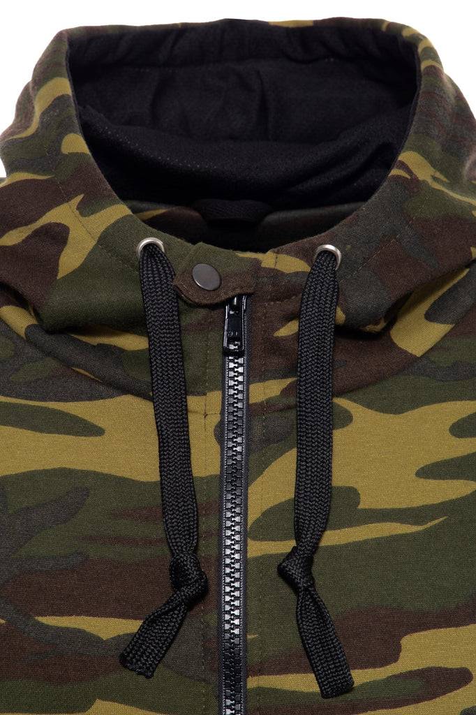 Queen Kerosin Sweatjacke Mit Separatem Softshell-Innenfutter «Kerosin Overload»