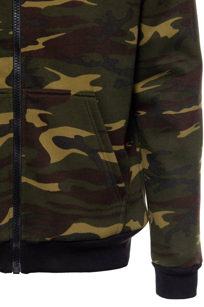 Queen Kerosin Sweatjacke Mit Separatem Softshell-Innenfutter «Kerosin Overload»