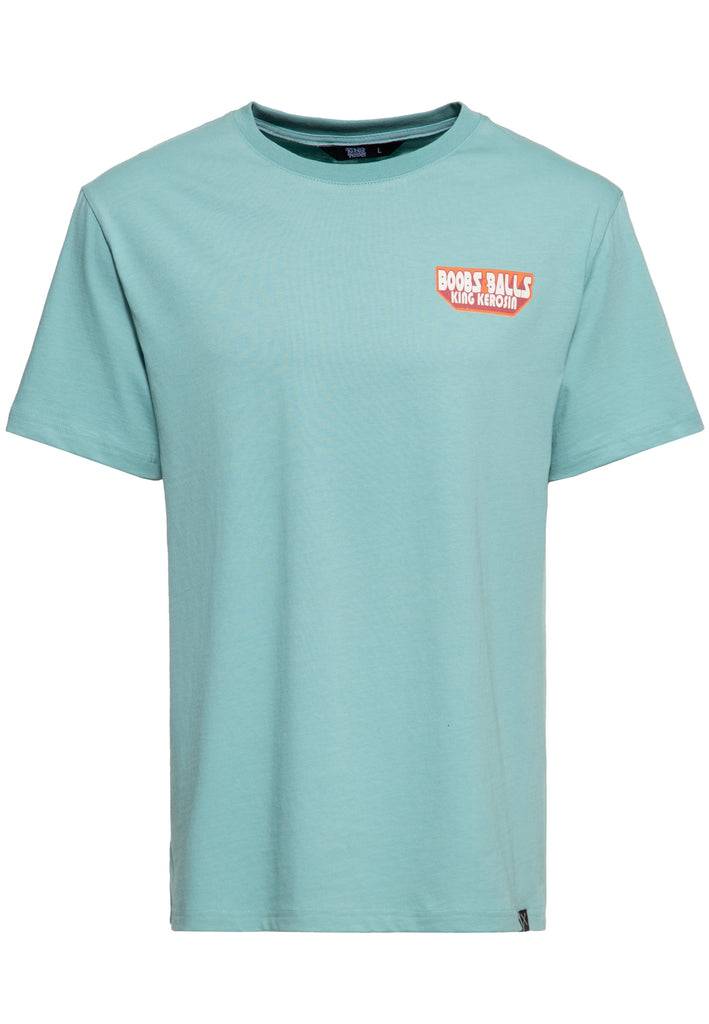 Queen Kerosin T-Shirt Mit Oldschool-Print «Boobs & Balls»