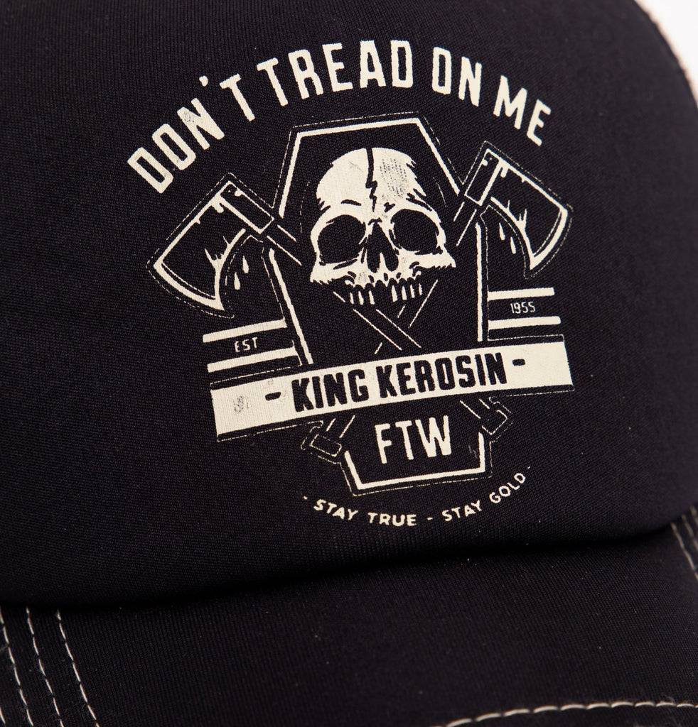 Queen Kerosin Trucker Cap»Don´t Tread On Me«mit Printmotiv «Don´t Tread On Me»
