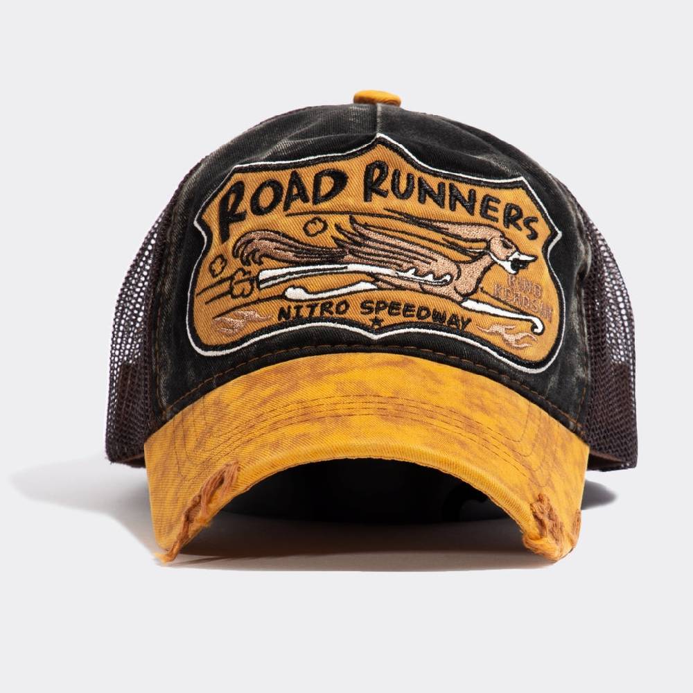 Queen Kerosin Trucker Cap Im Used-Look «Road Runners»
