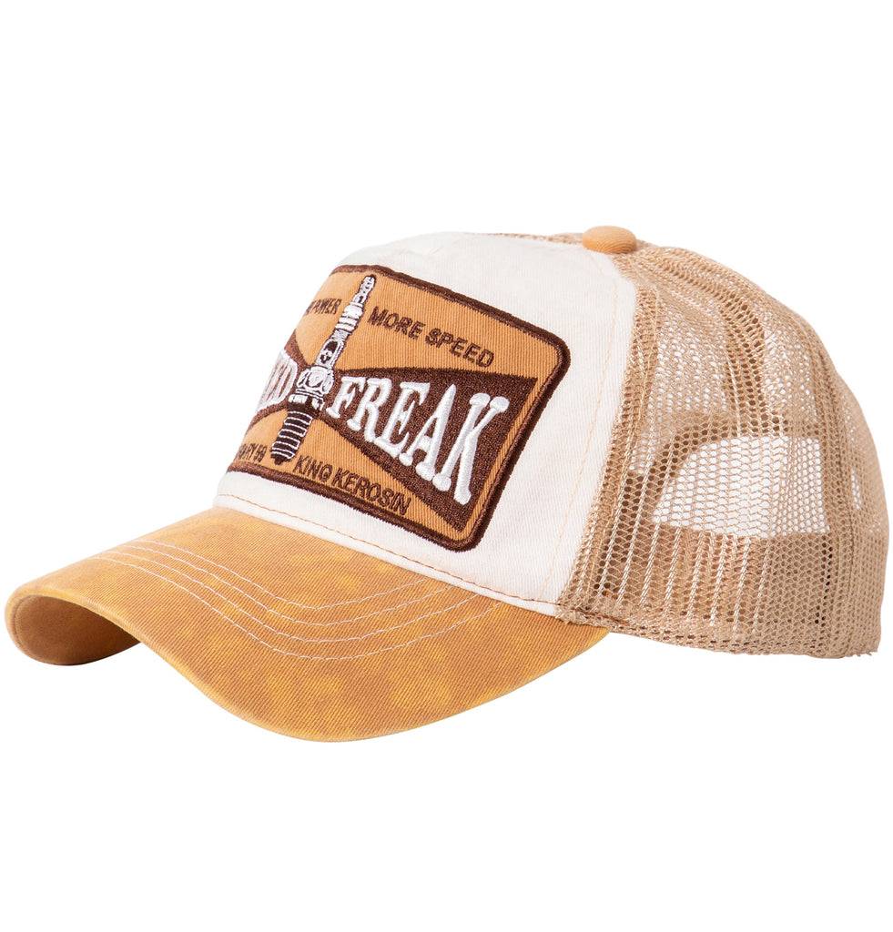 Queen Kerosin Trucker Cap In Used-Optik «Speed Freak»