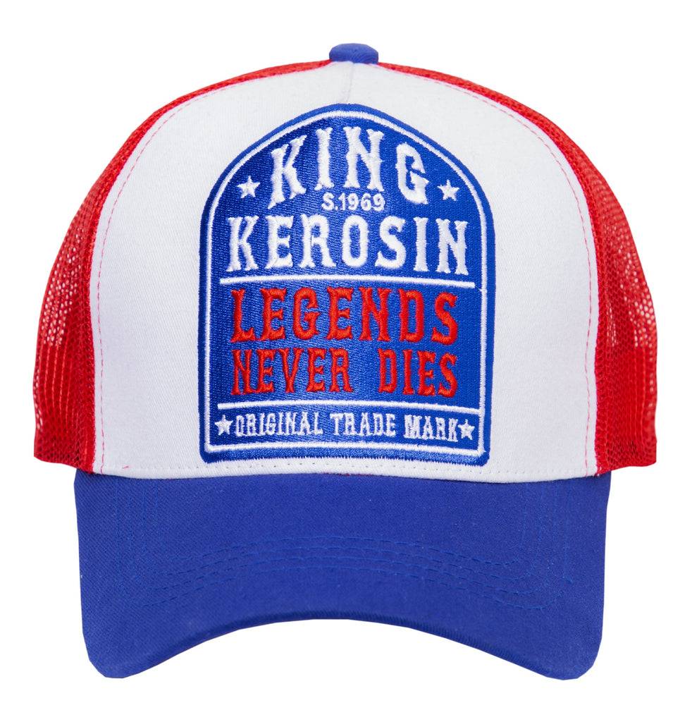Queen Kerosin Trucker Cap Mit Mesh-Einsatz «Legends Never Die»