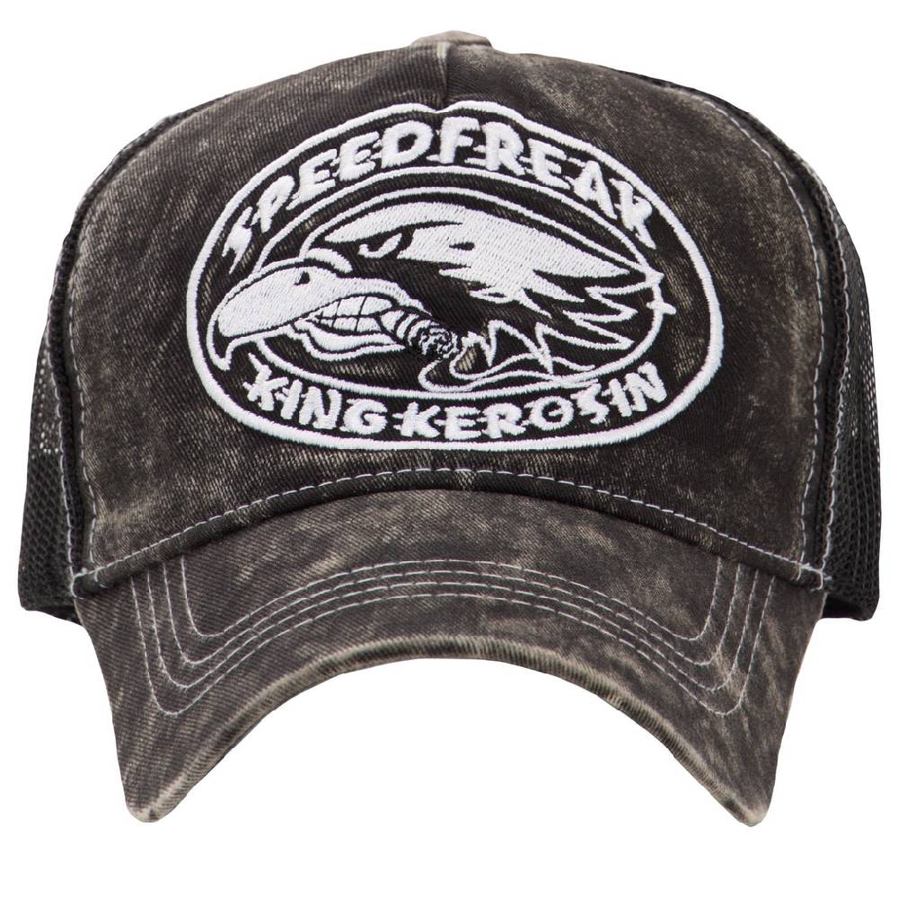 Queen Kerosin Trucker Cap »Speedfreak«in Vintage Waschung «Speedfreak»