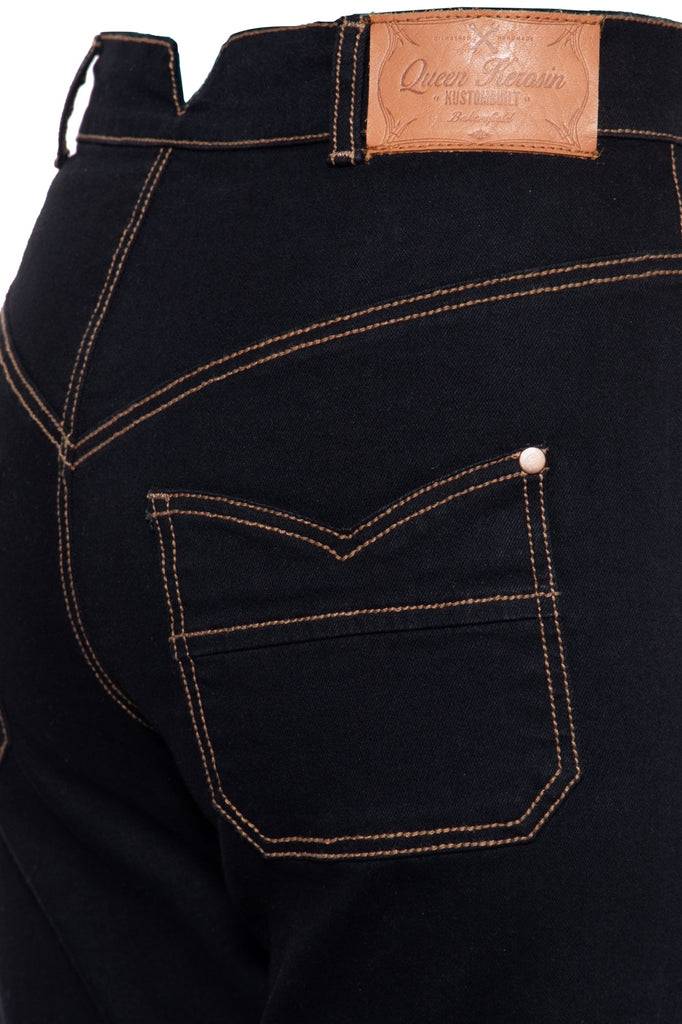 Queen Kerosin Vintage High Waist Jeans Mit Geradem Bein «Melly»