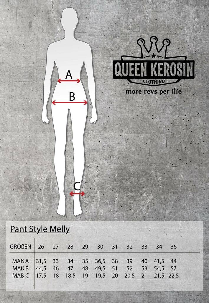 Queen Kerosin Vintage High Waist Jeans Mit Geradem Bein «Melly»