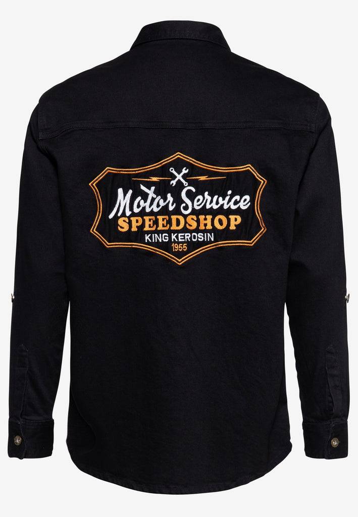 Queen Kerosin Workwear Hemd «Motor Service Speedshop»