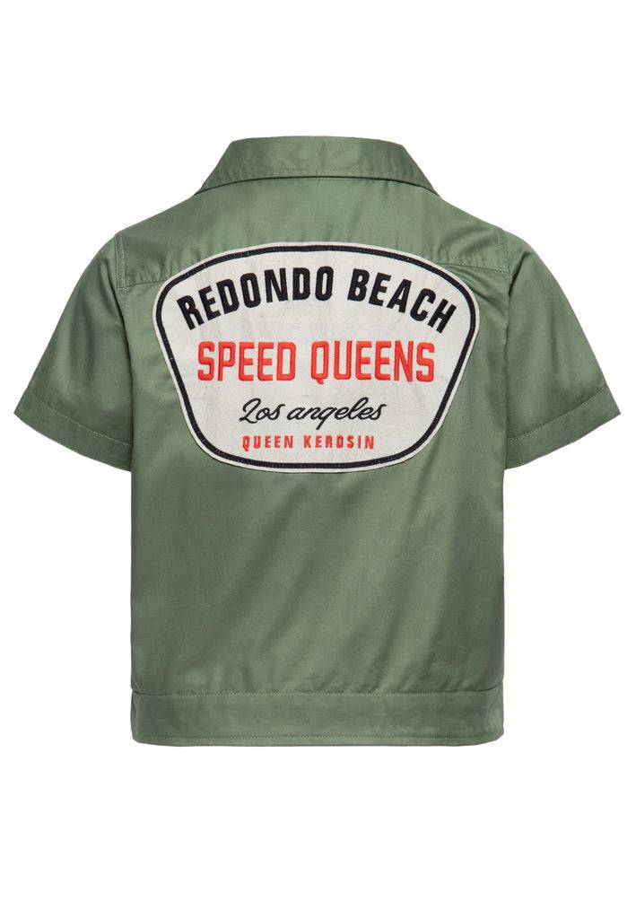 Queen Kerosin Workwear Hemdbluse «Redondo Beach Speed Queens»