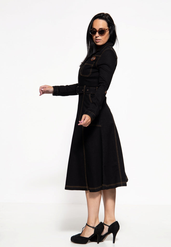 Queen Kerosin Workwear Swing-Dress «Motor Queen Service»