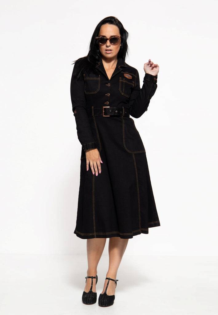 Queen Kerosin Workwear Swing-Dress «Motor Queen Service»