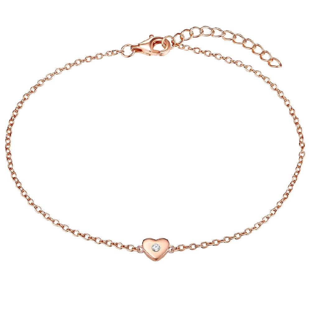 Rafaela Donata Armband Sterling Silber roségold Zirkonia weiß