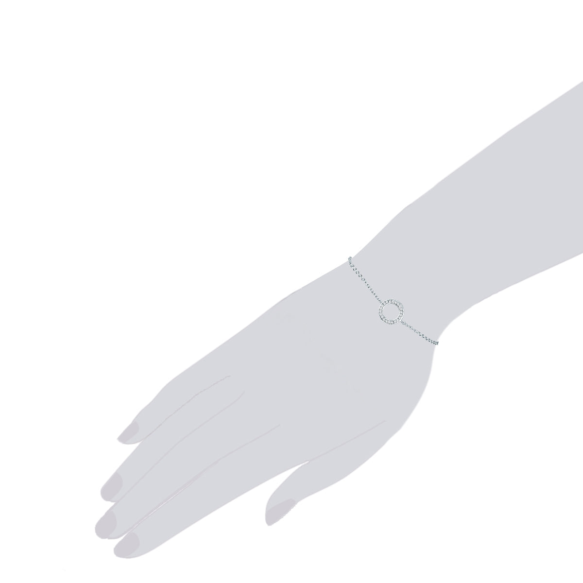 Rafaela Donata Armband Sterling Silber Verziert Mit Kristallen Von Swarovski® Weiß