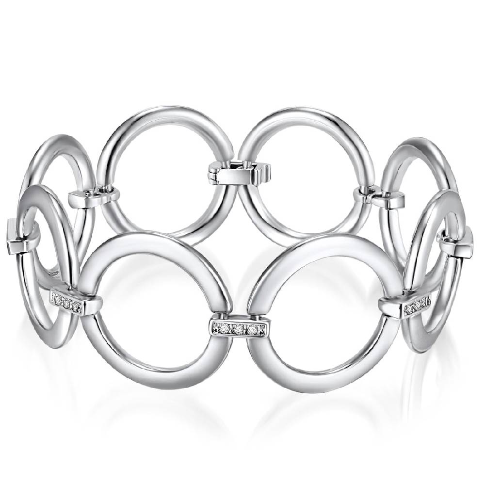 Rafaela Donata Armband verziert mit Kristallen von Swarovski® weiß