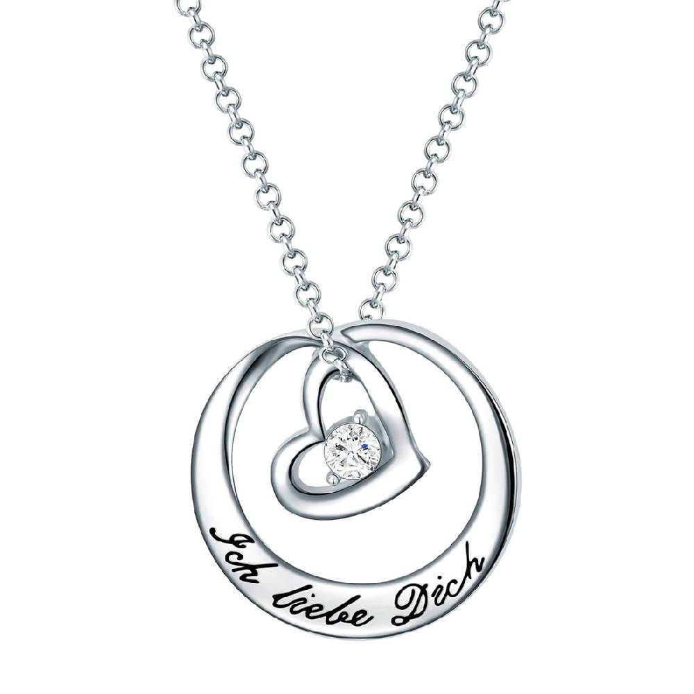 Rafaela Donata Kette mit Anhänger Glaskristall weiß Rafaela Donata Kette mit Anhänger Glaskristall weiß