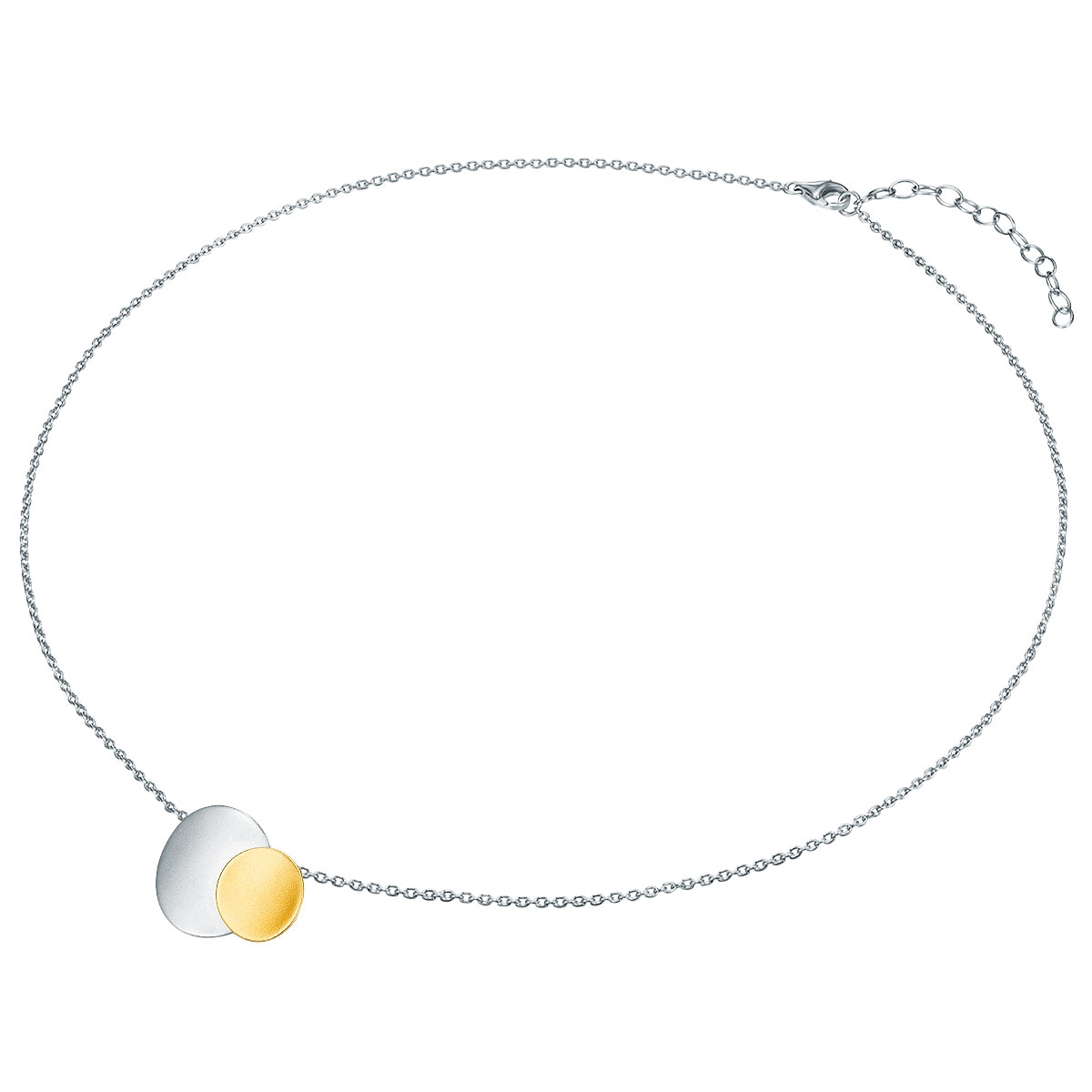 Rafaela Donata Kette Mit Anhänger Sterling Silber Bicolor