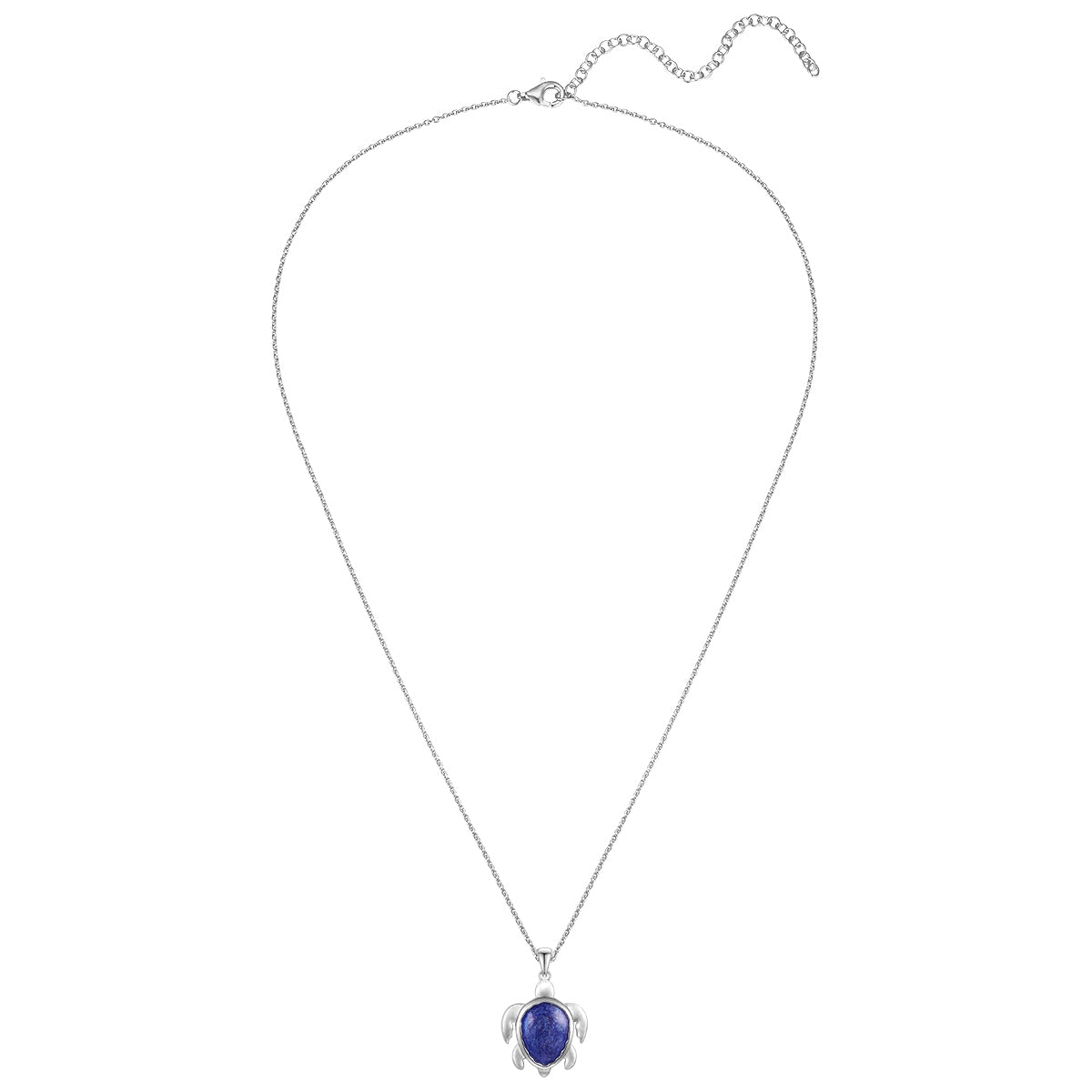 Rafaela Donata Kette Mit Anhänger Sterling Silber Emaille Blau