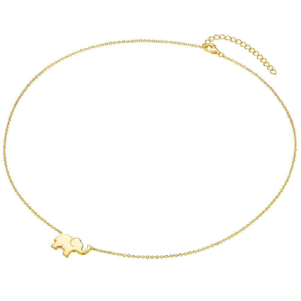 Rafaela Donata Kette Mit Anhänger Sterling Silber Geblgold