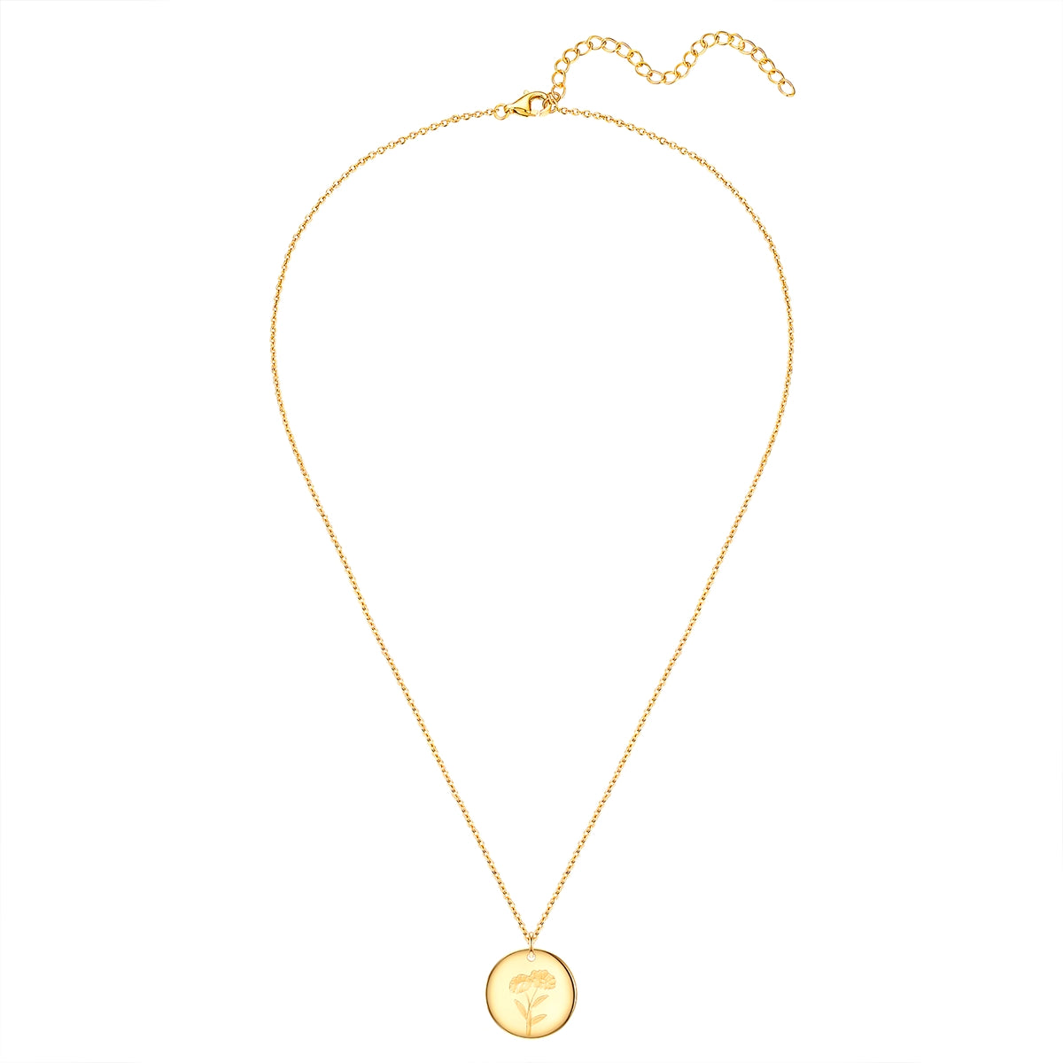 Rafaela Donata Kette Mit Anhänger Sterling Silber Gelbgold