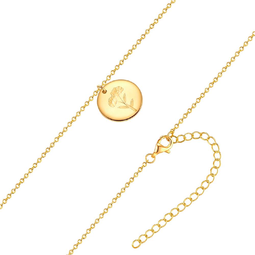 Rafaela Donata Kette Mit Anhänger Sterling Silber Gelbgold