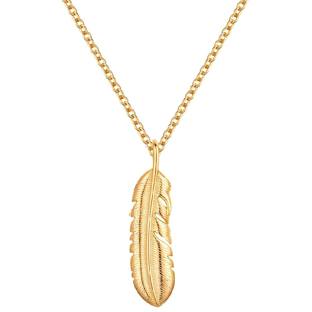 Rafaela Donata Kette mit Anhänger Sterling Silber gelbgold