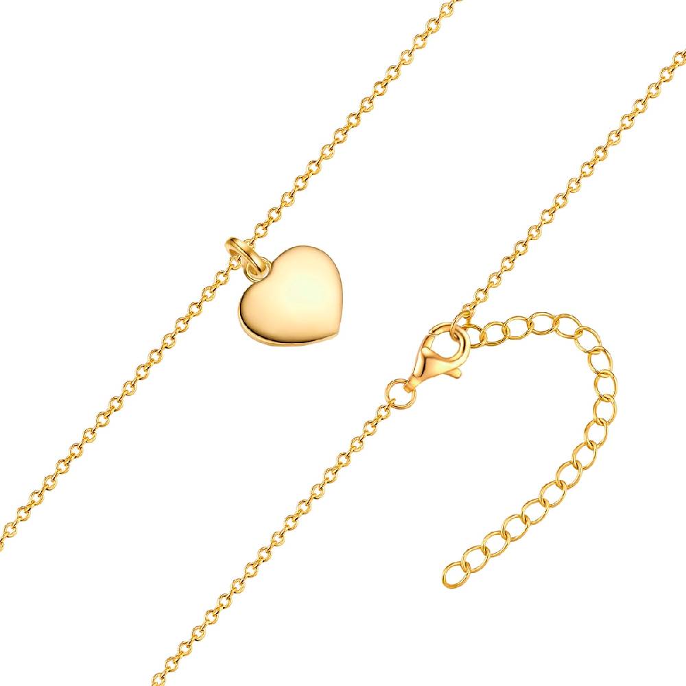 Rafaela Donata Kette Mit Anhänger Sterling Silber Gelbgold