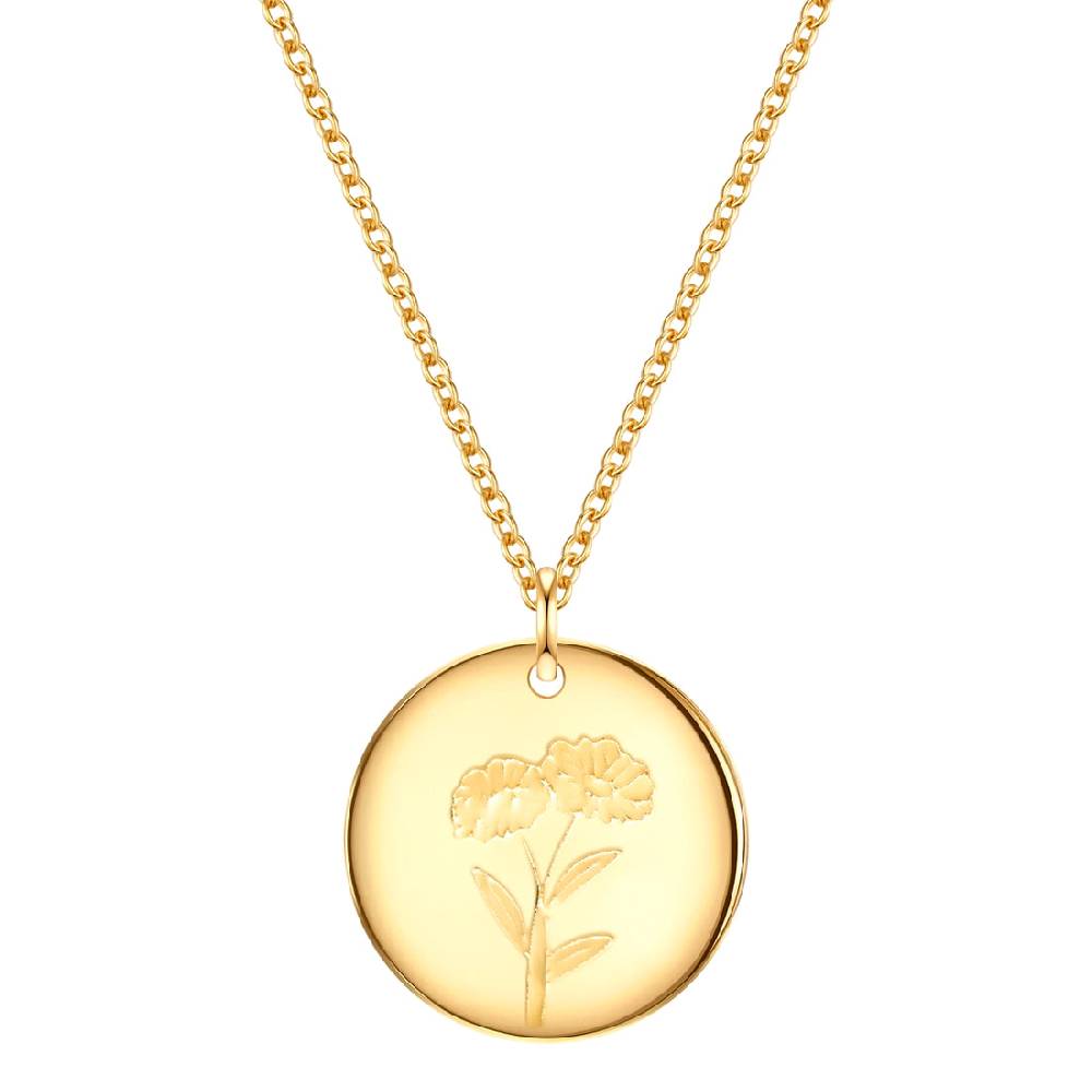 Rafaela Donata Kette mit Anhänger Sterling Silber gelbgold