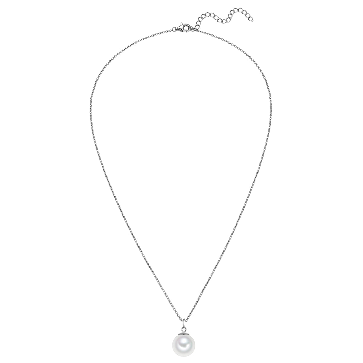 Rafaela Donata Kette Mit Anhänger Sterling Silber Muschelkernperle Weiß