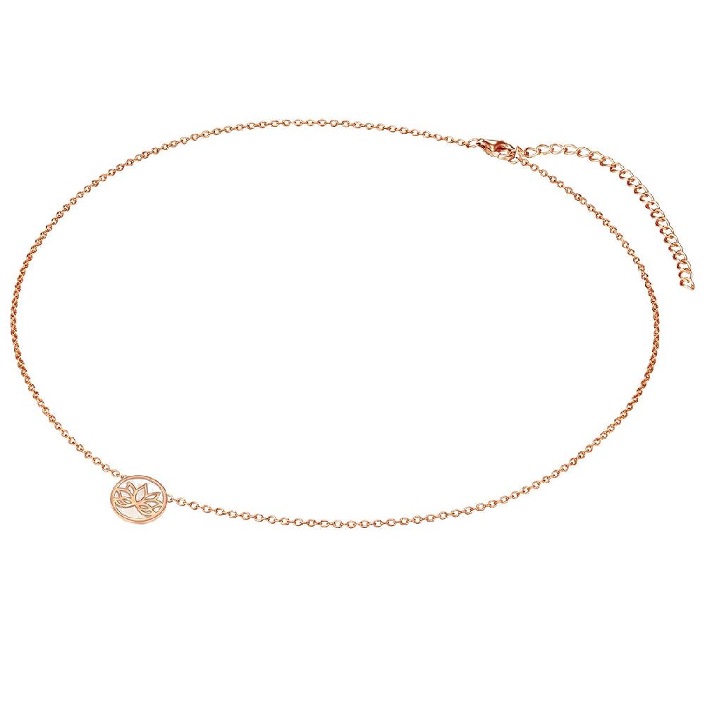 Rafaela Donata Kette Mit Anhänger Sterling Silber Roségold Perlmutt