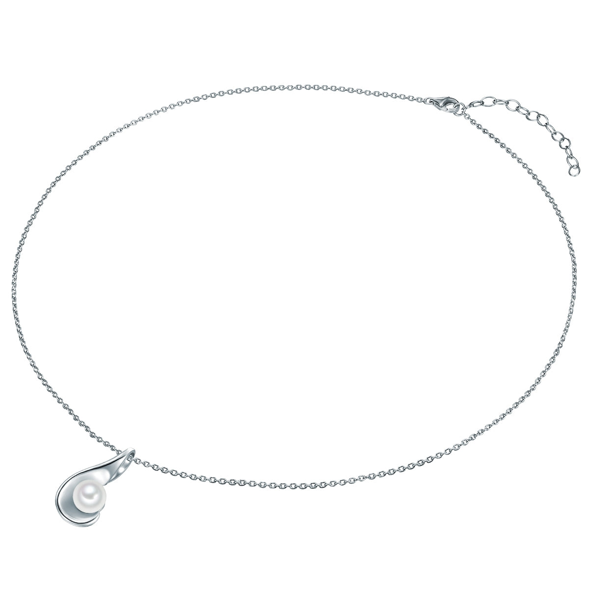 Rafaela Donata Kette Mit Anhänger Sterling Silber Süßwasser-Zuchtperle Weiß