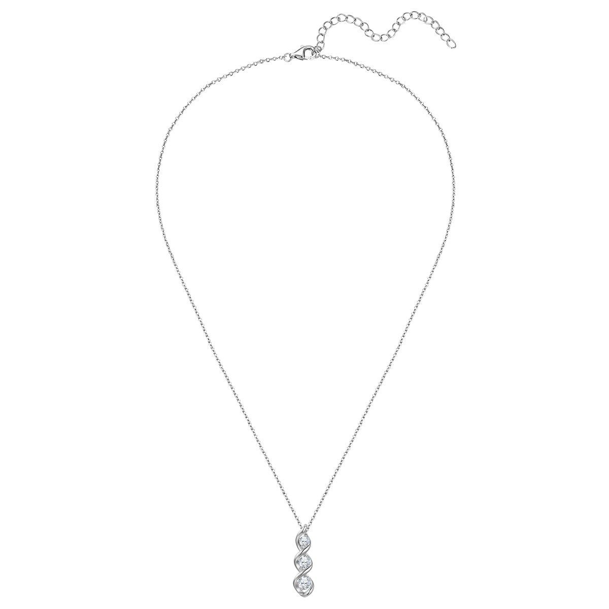 Rafaela Donata Kette Mit Anhänger Sterling Silber Zirkonia Weiß