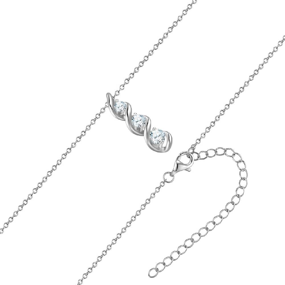 Rafaela Donata Kette Mit Anhänger Sterling Silber Zirkonia Weiß