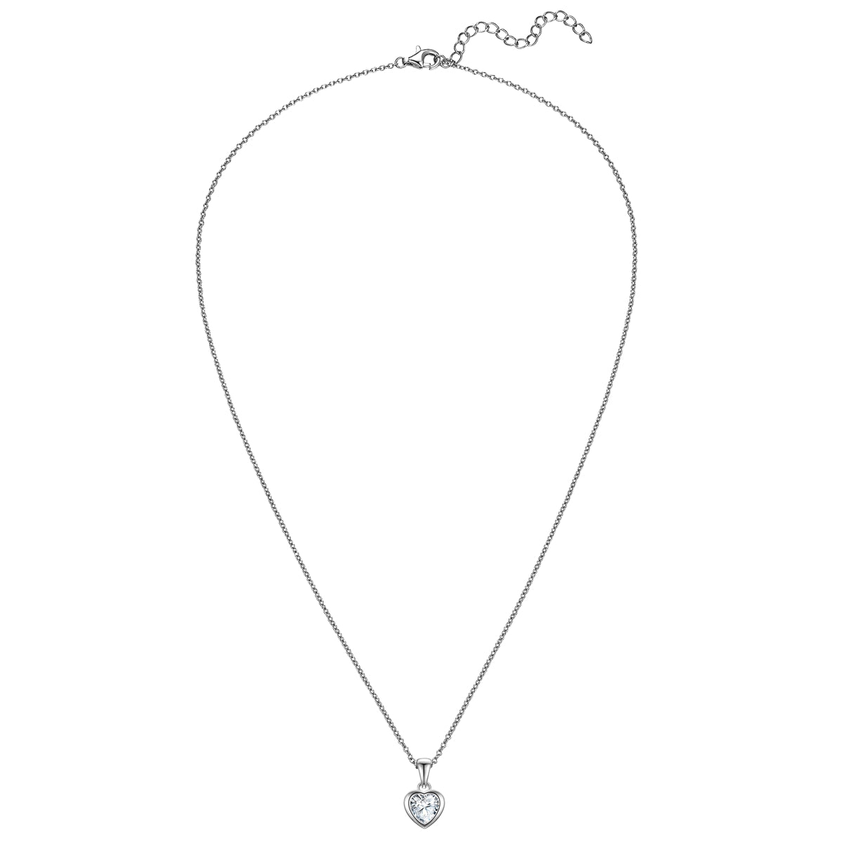 Rafaela Donata Kette Mit Anhänger Sterling Silber Zirkonia Weiß