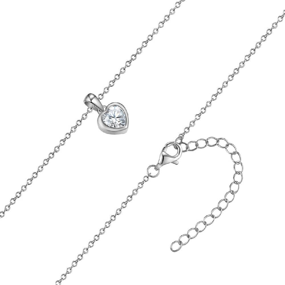Rafaela Donata Kette Mit Anhänger Sterling Silber Zirkonia Weiß