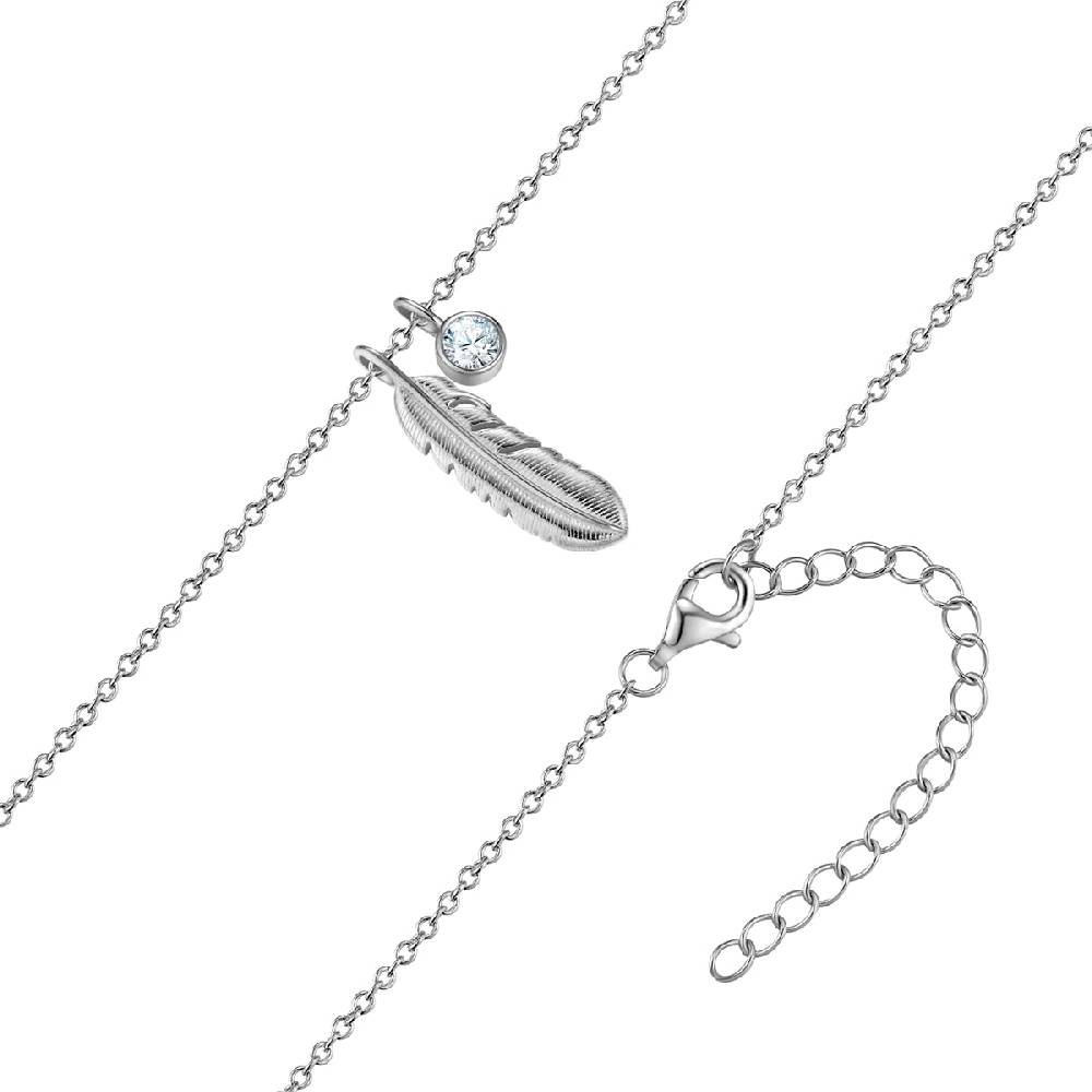 Rafaela Donata Kette Mit Anhänger Sterling Silber Zirkonia Weiß