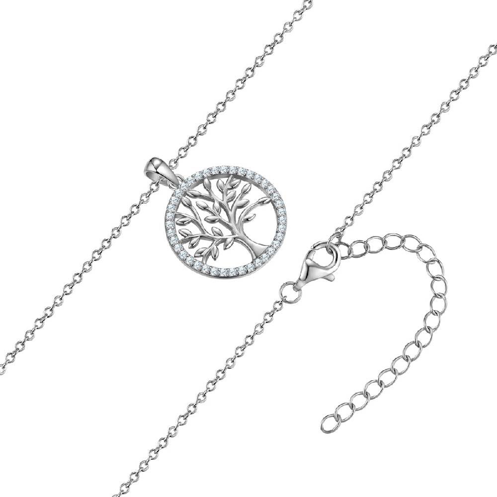 Rafaela Donata Kette Mit Anhänger Sterling Silber Zirkonia Weiß