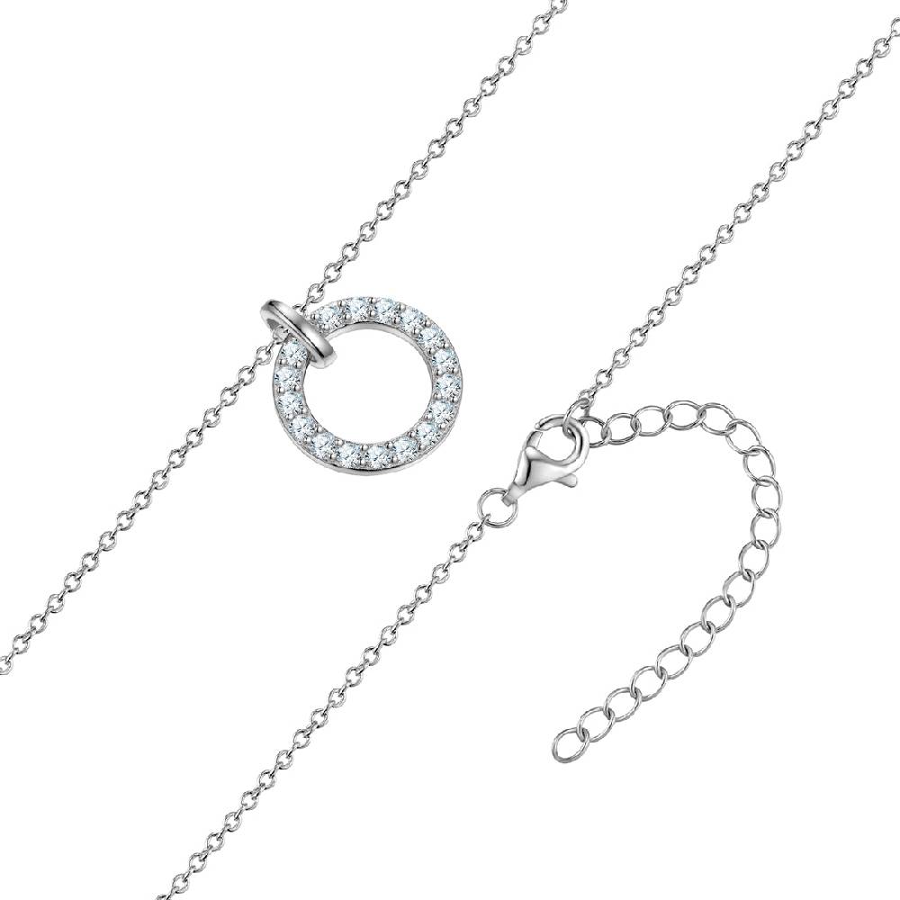 Rafaela Donata Kette Mit Anhänger Sterling Silber Zirkonia Weiß