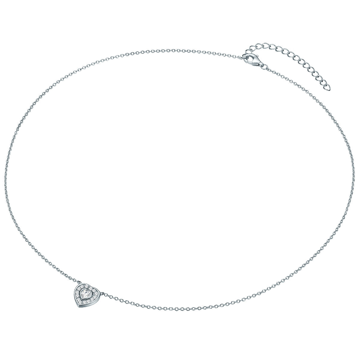 Rafaela Donata Kette Mit Anhänger Sterling Silber Zirkonia Weiß