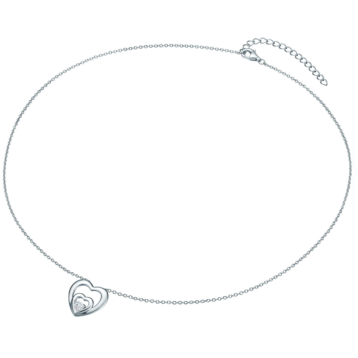 Rafaela Donata Kette Mit Anhänger Sterling Silber Zirkonia Weiß