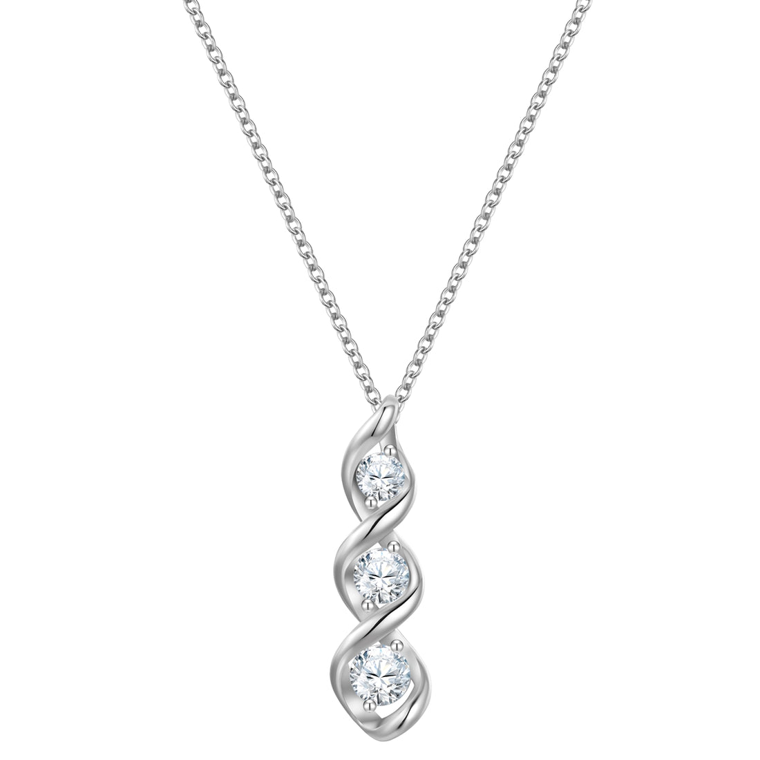 Rafaela Donata Kette mit Anhänger Sterling Silber Zirkonia weiß