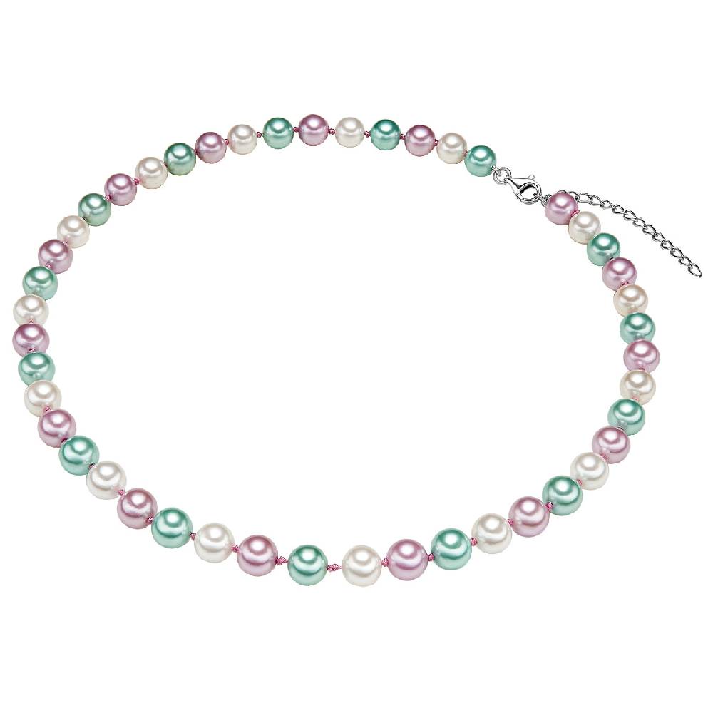 Rafaela Donata Kette Sterling Silber Muschelkernperle Multicolor