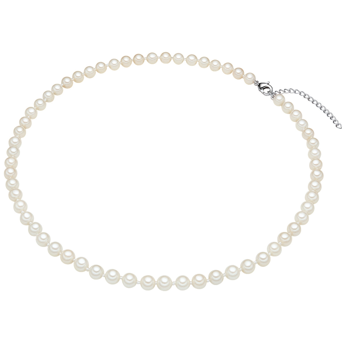 Rafaela Donata Kette Sterling Silber Muschelkernperle Weiß