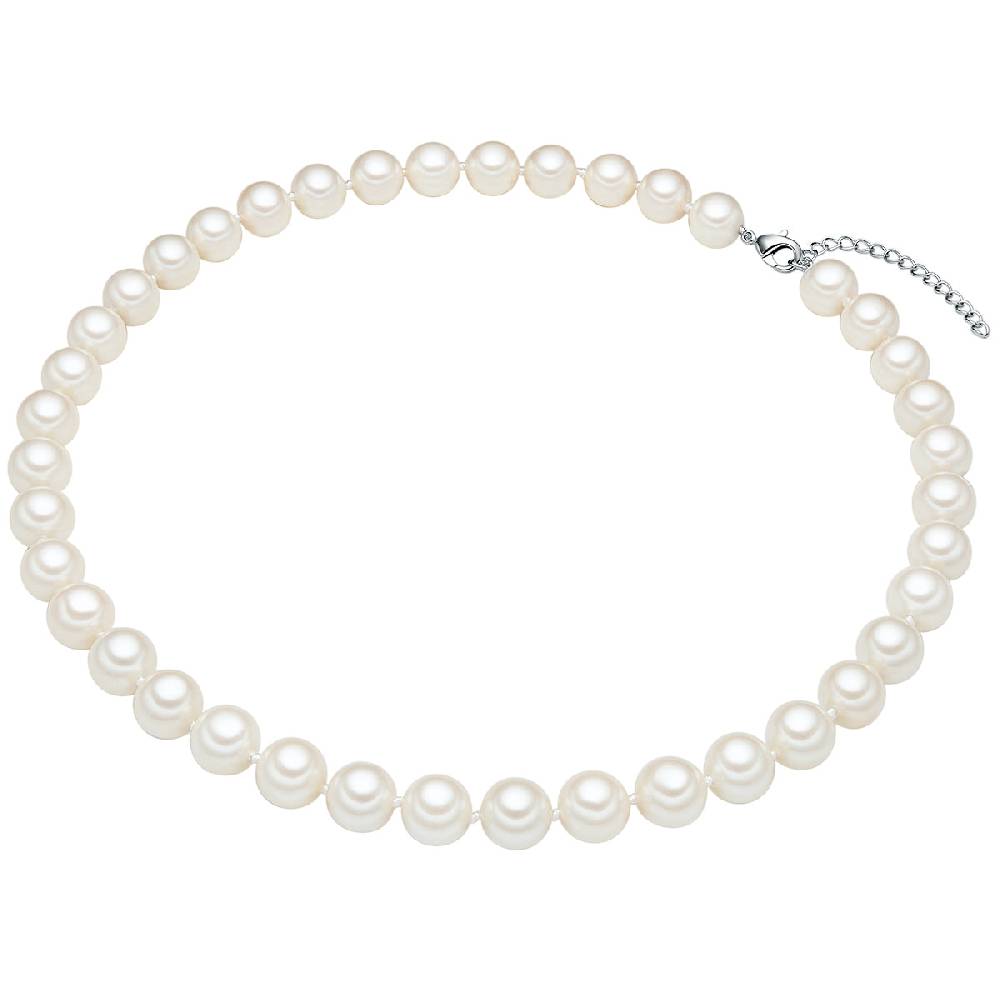 Rafaela Donata Kette Sterling Silber Muschelkernperle Weiß