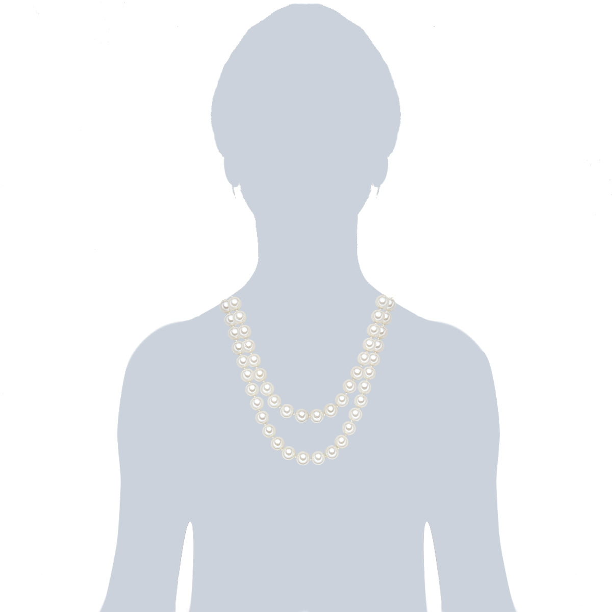 Rafaela Donata Kette Sterling Silber Muschelkernperle Weiß