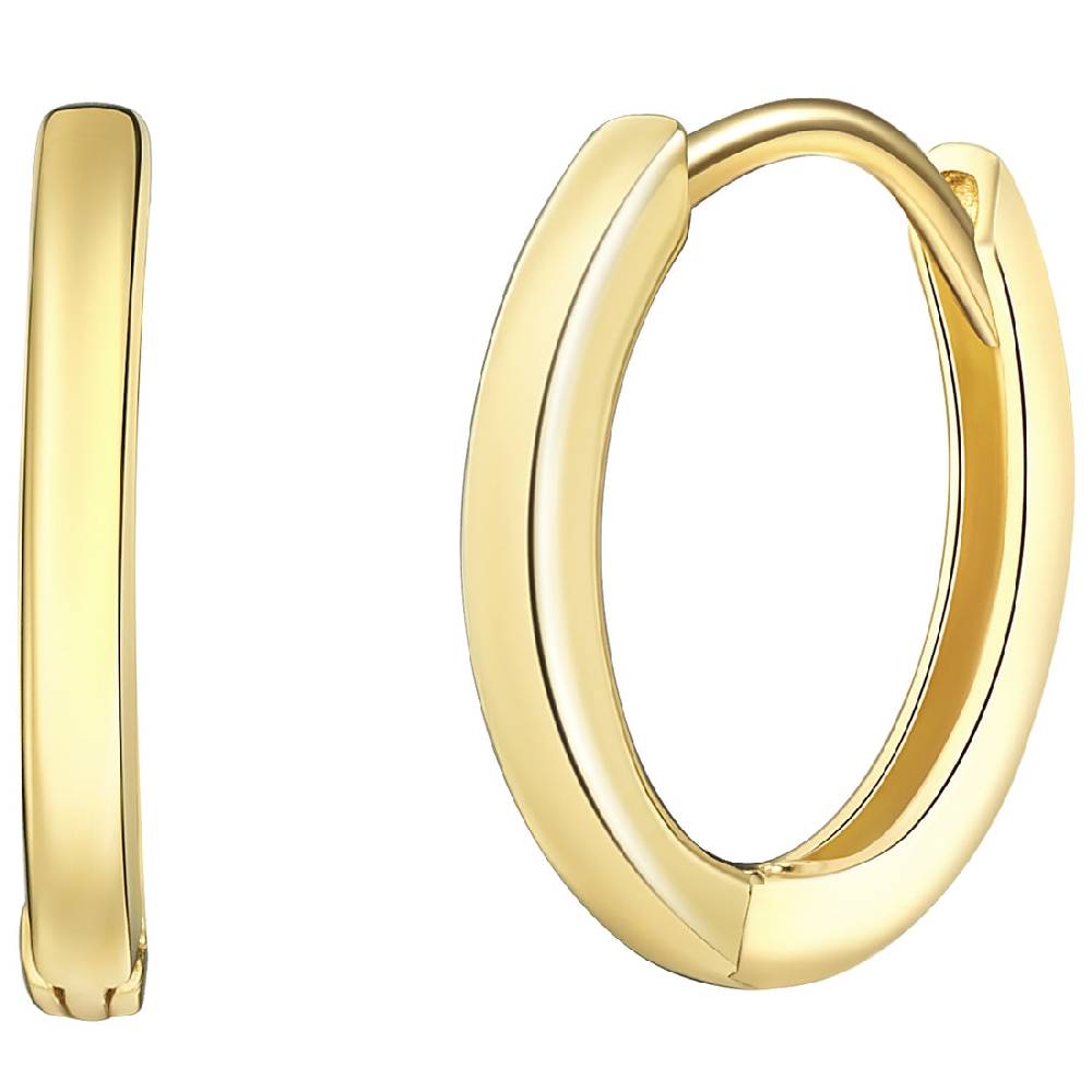 Rafaela Donata Klappcreolen Sterling Silber gelbgold