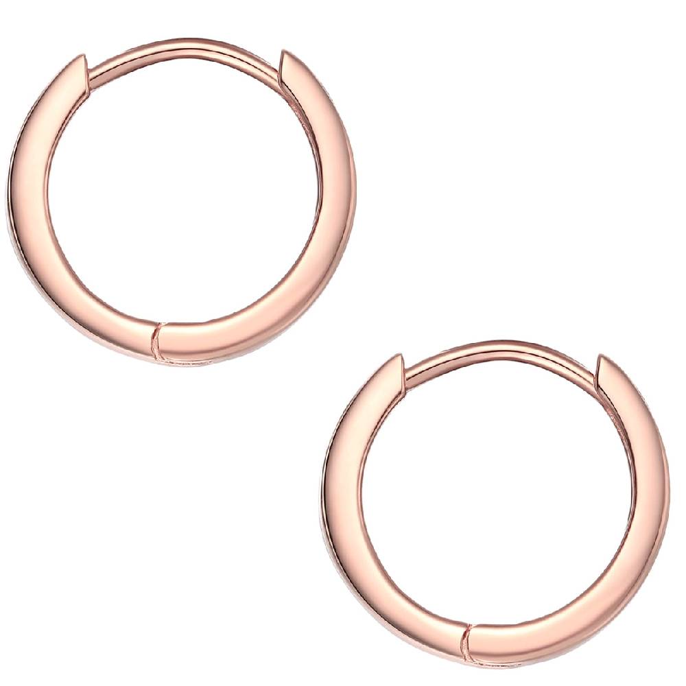 Rafaela Donata Klappcreolen Sterling Silber Roségold