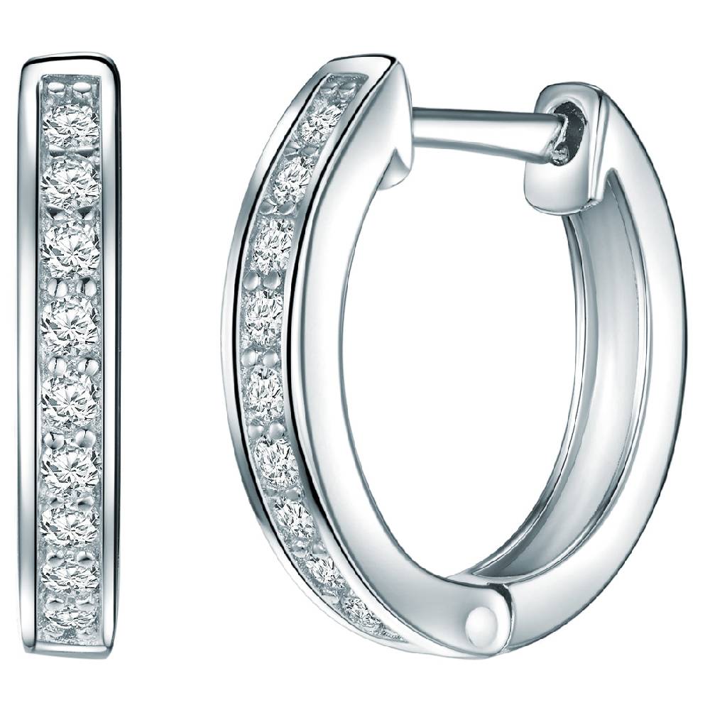 Rafaela Donata Klappcreolen Sterling Silber Zirkonia weiß Rafaela Donata Klappcreolen Sterling Silber Zirkonia weiß