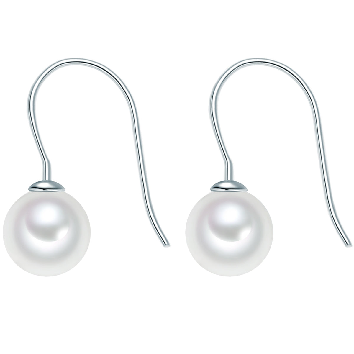 Rafaela Donata Ohrhänger Sterling Silber Südsee-Muschelkernperle Weiß