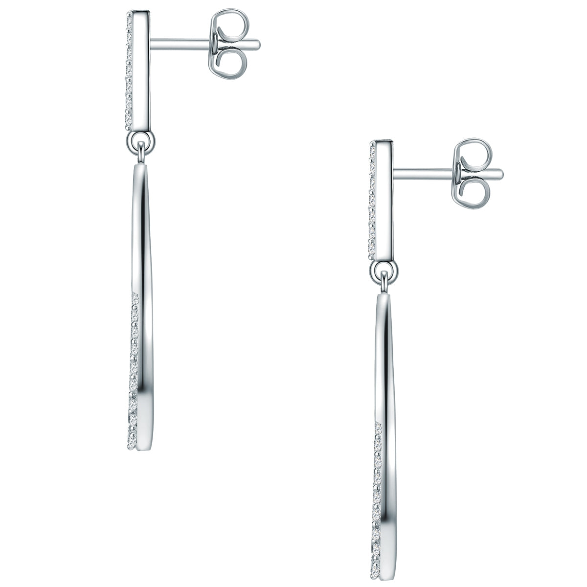 Rafaela Donata Ohrhänger Sterling Silber Zirkonia Weiß