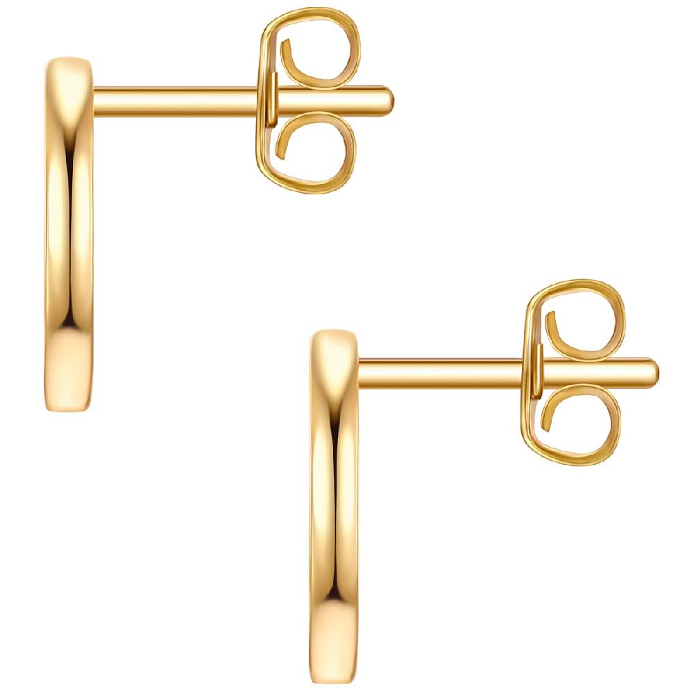 Rafaela Donata Ohrstecker Sterling Silber Gelbgold Zirkonia Weiß