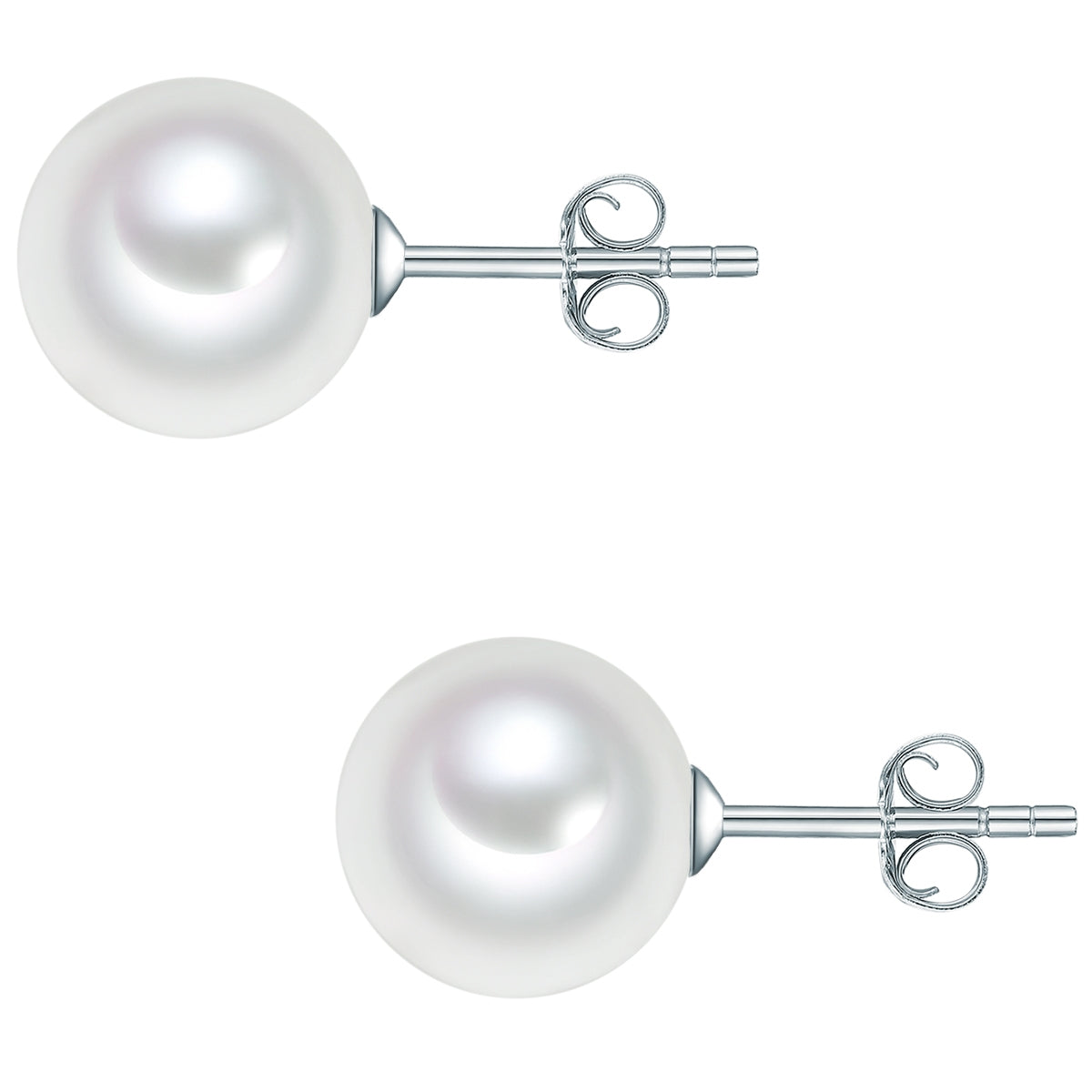 Rafaela Donata Ohrstecker Sterling Silber Muschelkernperle Weiß